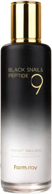 Farmstay Black Snail & Peptide 9 Perfect Emulsion, 120 ml, Lotion - Bild 1