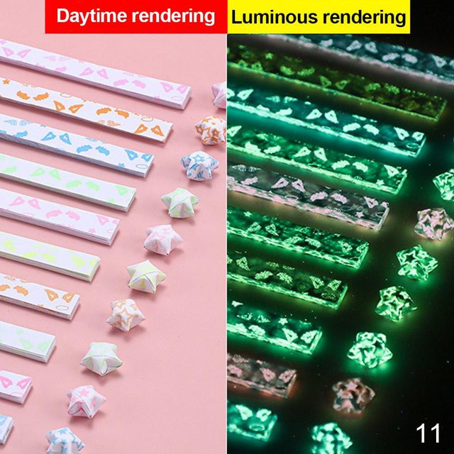Yiran Furniture Origami-Sterne-Papier Set mit 210 Blatt in 10 Farben für DIY-Bastelarbeiten und Dekoration - Bild 1