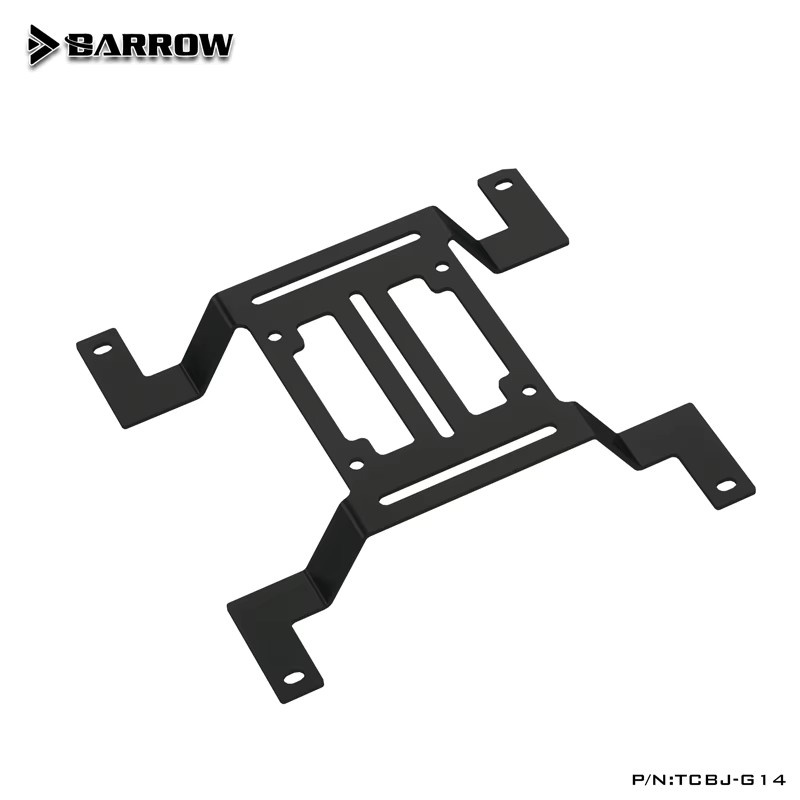 Barrow Computer-Wasserkühlungs-Montagehalterung TCBJ-P für Pumpenkühlerbehälter mit 140/120 Lüfterposition in Schwarz - Bild 2