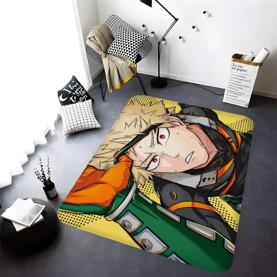 Anime B-bakugo Katsuki Anti-Slip Fußmatte für Badezimmer, Kinderzimmer und Wohnzimmer - Bild 5