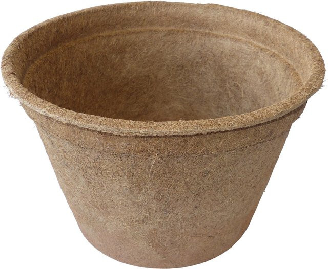 Proflora Pflanztopf aus Kokosfasern und Naturkautschuk, Farbe: Braun - Bild 1