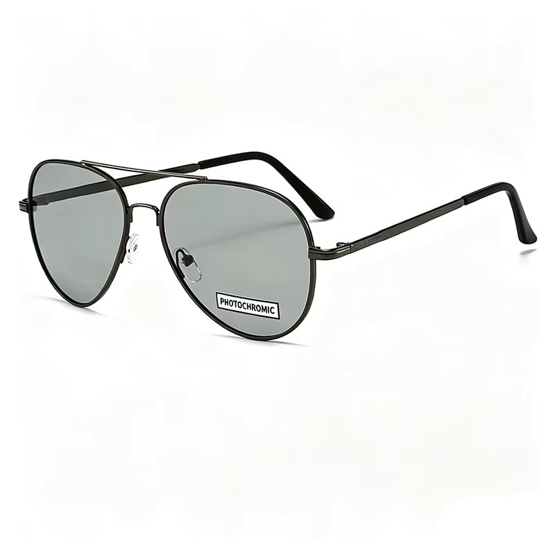 Bolgarenti 3025 Sonnenbrille Aviator, Vollrand, Metall, Schwarz, Unisex - Bild 3