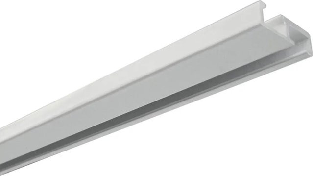 Gardinia Aluminium-Vorhangschiene 1-läufig in Weiß, Länge: 150 cm - Bild 1