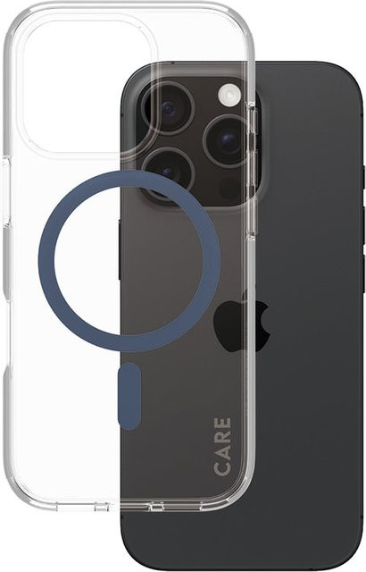 PanzerGlass Urban Combat Case MagSafe Handyhülle für Apple iPhone 16 Pro, Transparent Blau - Bild 2