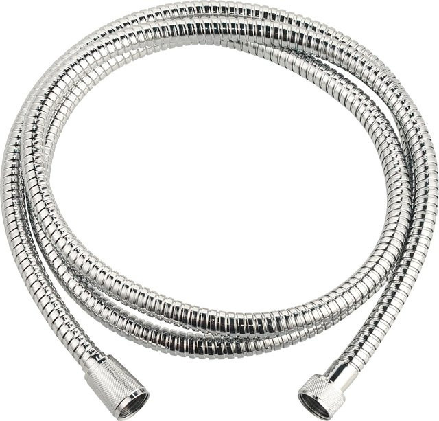 baliv Metall Brauseschlauch BSL-200.10 aus Edelstahl in Chrom, Silber, Länge: 200 cm - Bild 1