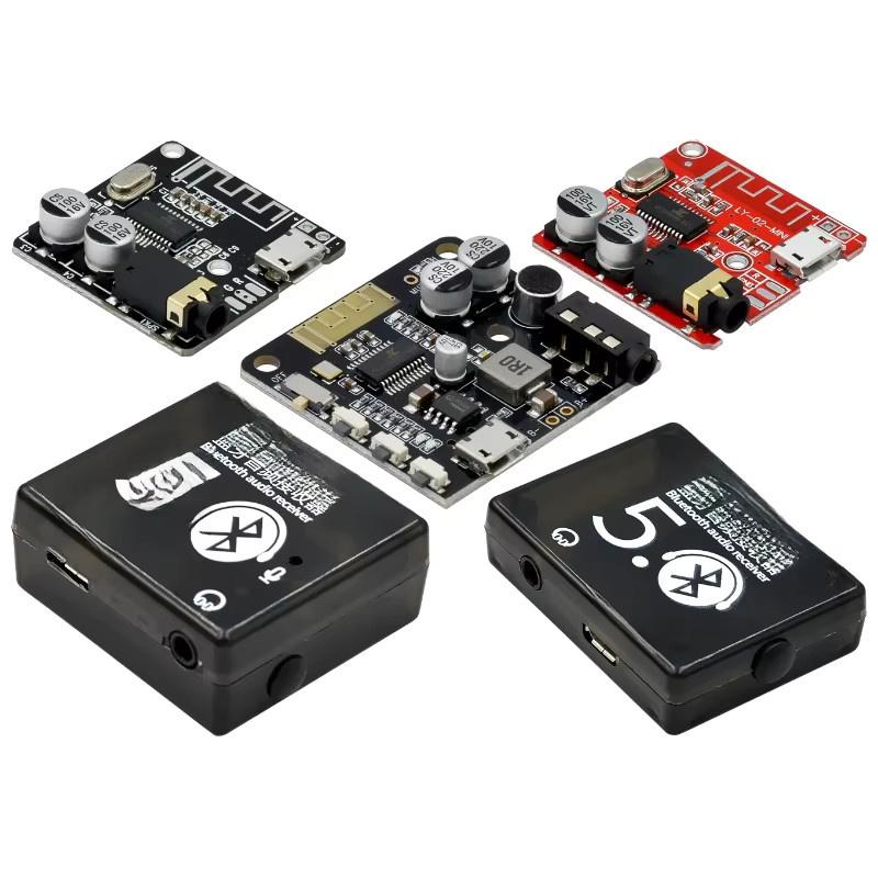 Bluetooth Audio Receiver Board DIY Wireless Stereo MP3 Decoder Modul Schwarz - Bild 3