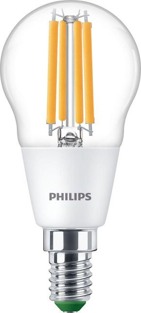 Philips CLA LED-Lampe Filament E14 P45 Transparent Warmweiß 2700K 4W - Bild 1