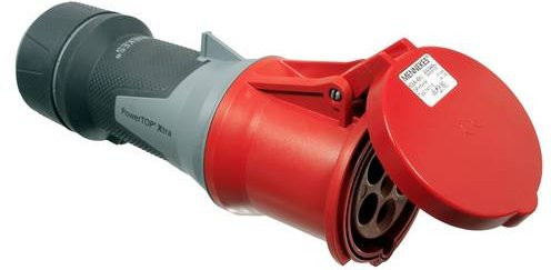 AS Schwabe CEE Kupplung 63A 400V in Rot - Bild 1