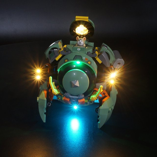 BlockGlow LED-Beleuchtungsset für LEGO Wrecking Ball Overwatch 75976 - Bild 1