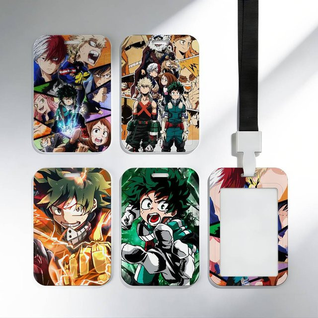 Anime My Hero Academia Ausweishalter und Kartenetui mit Klarsichtfenster in Multicolour und Transparent - Bild 1