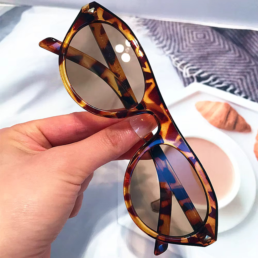 Salutami Cat-Eye Sonnenbrille, Vollrand, Schwarz, Damen, Kunststoff - Bild 4