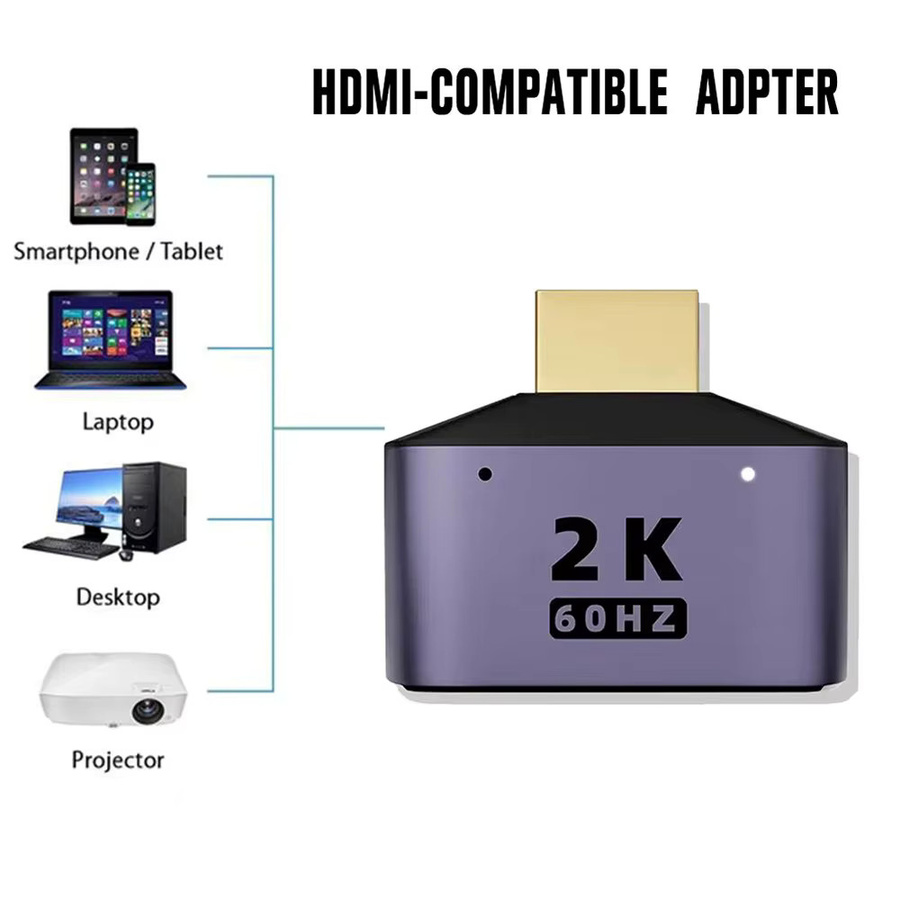 BSN HDMI 1 zu 2 Splitter Dual-HDTV-Adapter für 2K Dual-Output - Bild 3