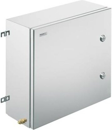 Weidmüller Installations-Gehäuse KTB QL 484815 S4E1 aus Edelstahl in Silber, B/T/H: 48 x 48 x 15 cm - Bild 1