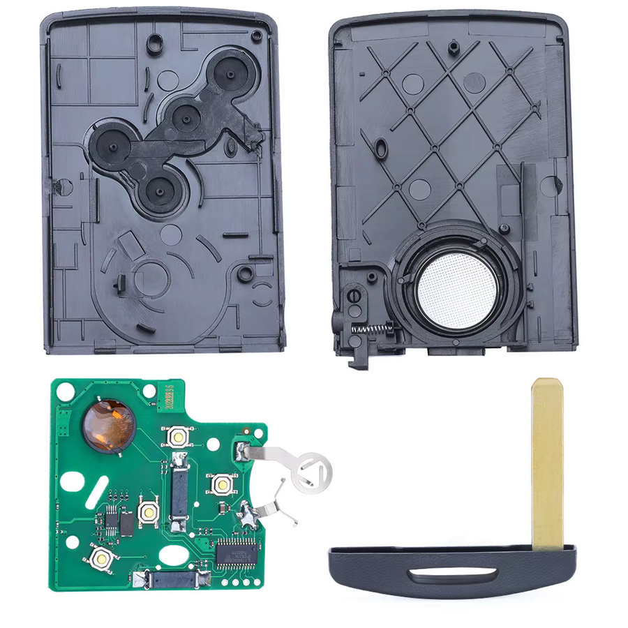 KEYECU Smart Proximity Fernbedienungsschlüssel für Renault Megane 3, Laguna 3, Scenic, Fluence und Zoe mit PCF7952A / HITAG 2 / 46 Chip in Schwarz - Bild 4