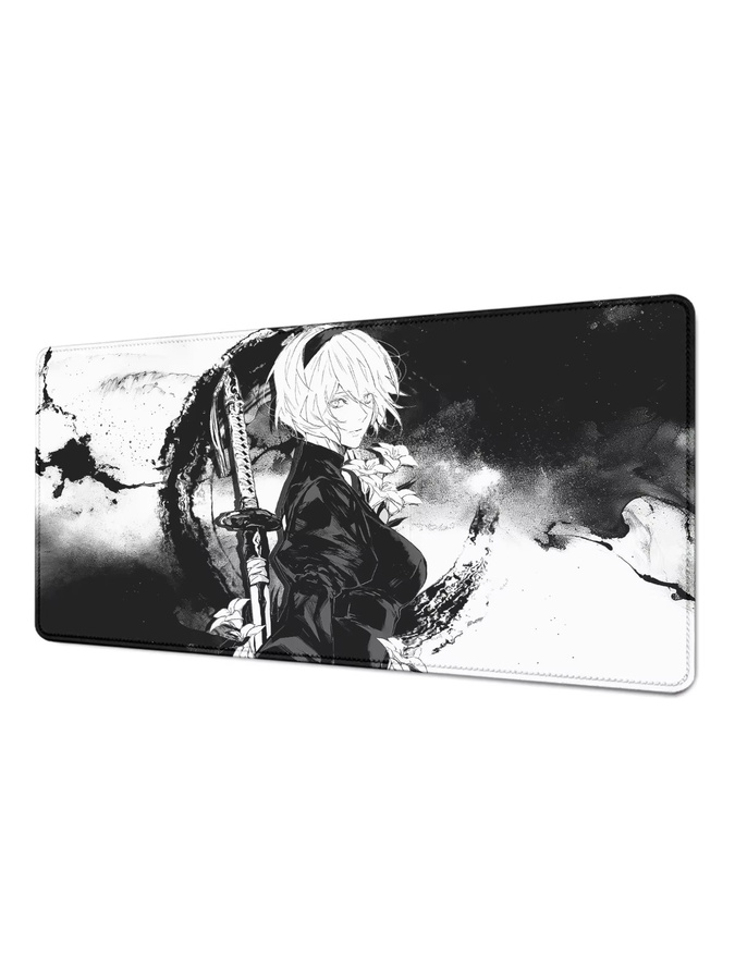 BuDuCoost NieR:Automata 2B E-Sports Mauspad, große rutschfeste Schreibtischunterlage für PC und Laptop, Multicolour - Bild 4