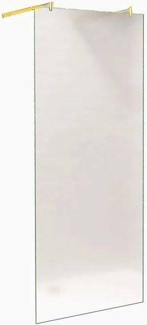 Duschparadies Walk-in Duschwand aus Glas mit Nano-Beschichtung, Frosted, B: 117,7 cm, H: 200 cm - Bild 1