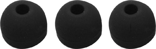 KaiSai Ersatz-Ohrstöpsel aus Silikon für In-Ear-Kopfhörer, 6 Paare in Schwarz, 3 Größen (Klein, Mittel, Groß) - Bild 1