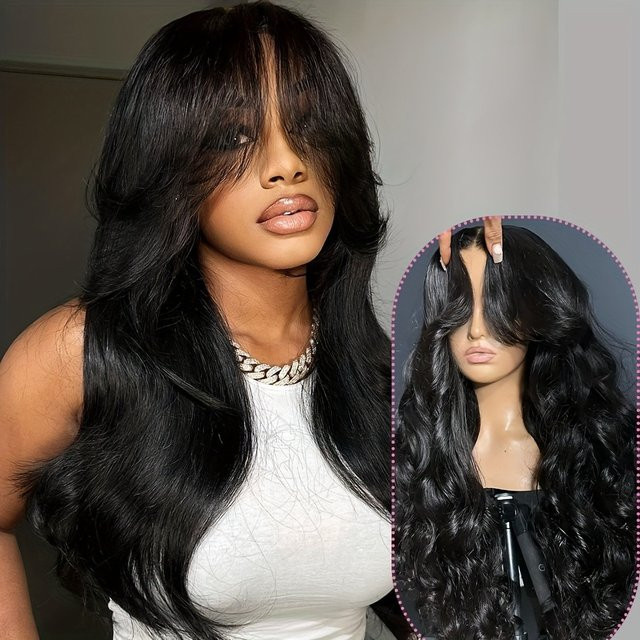 Body Wave Echthaarperücke, 250 Density, HD Lace Front, Damen - Bild 1