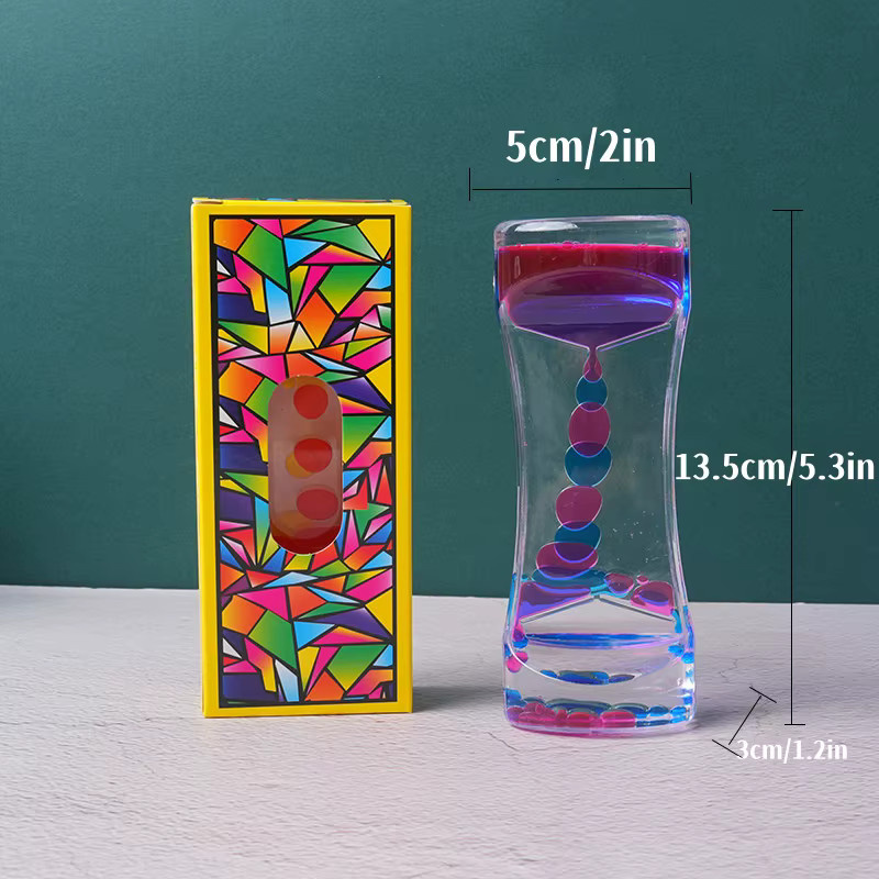 Meade Flüssigkeits-Bewegungs-Timer-Set, Sanduhr-Flüssigkeits-Bubbler - Bild 3