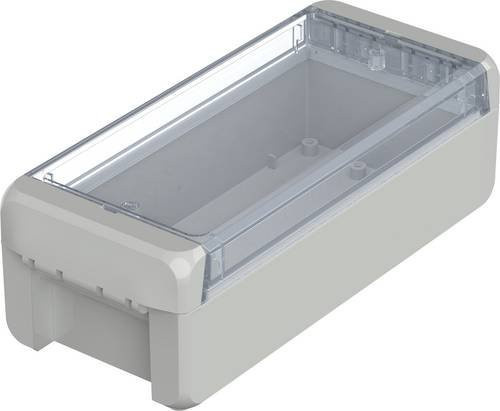 Bopla Bocube Outdoor-Gehäuse aus Polycarbonat in Lichtgrau RAL 7035, B/T/H: 19,1 x 8 x 6 cm - Bild 1