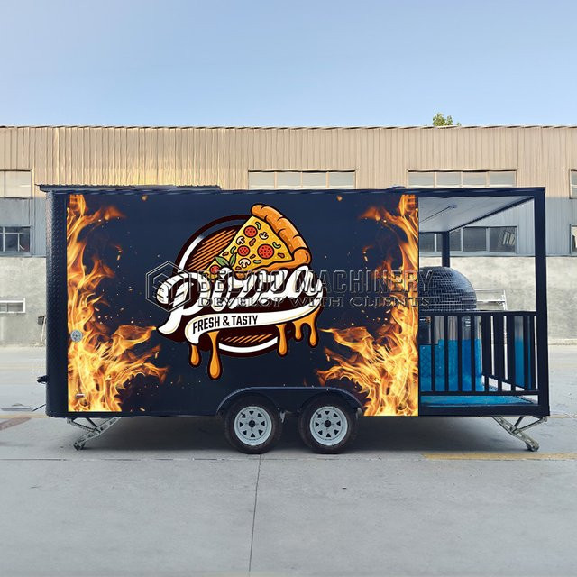 Belyoo Street Food Verkaufswagen für Pizza und Fast Food mit Ofen - Bild 1