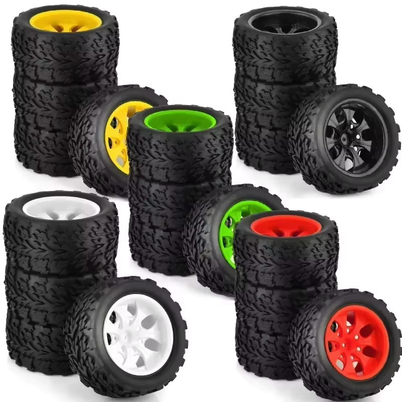 HSP Monster Truck, RC Gummi-Schwamm-Reifen Radfelge, 4-teiliges Set - Bild 2