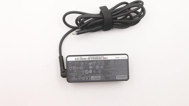 Lenovo AC-Adapter 45 Watt USB-C Schwarz (02DL118) - Bild 1
