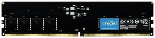 Crucial RAM DDR5 32GB 4800MHz UDIMM CL40 PC-Arbeitsspeicher Modul in Schwarz - Bild 1