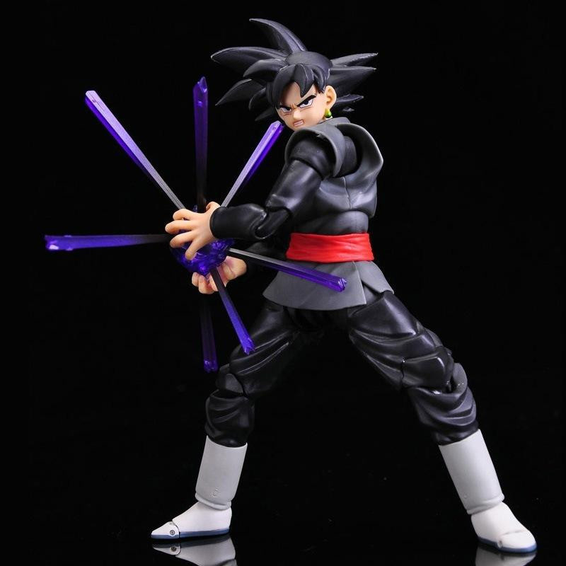 Yiran toy 1 Dragon Ball Z Goku Saiyan Zamas Puppe Black Rot ab 14 Jahren - Bild 2