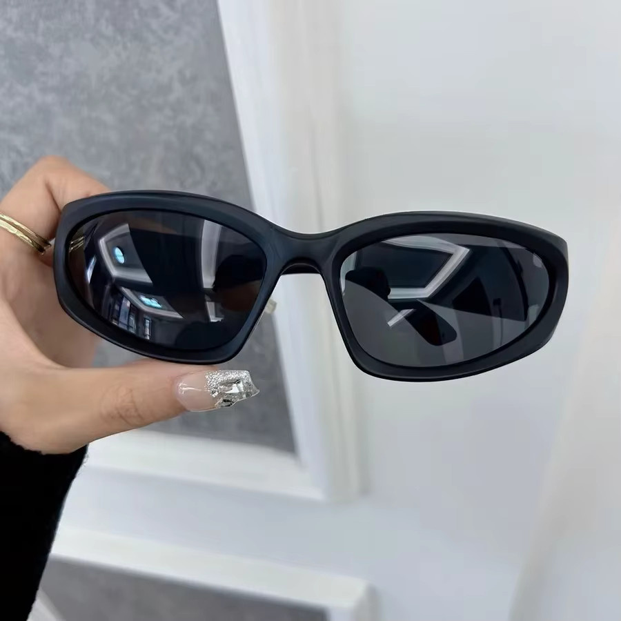 SAKFHIA Sonnenbrille Rechteck, Vollrand, Kunststoff, Schwarz, Unisex - Bild 2