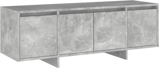vidaXL TV-Schrank Lowboard in Betongrau, B/T/H: 120 x 30 x 40,5 cm - Bild 1