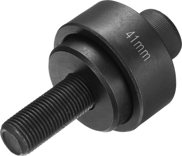 UXCELL Blechstanze aus Stahl in Schwarz, Manueller Präzisions-Lochstanzer mit Sechskant-Außengewinde für Metallplatten und Spülbecken, 10-50mm - Bild 1