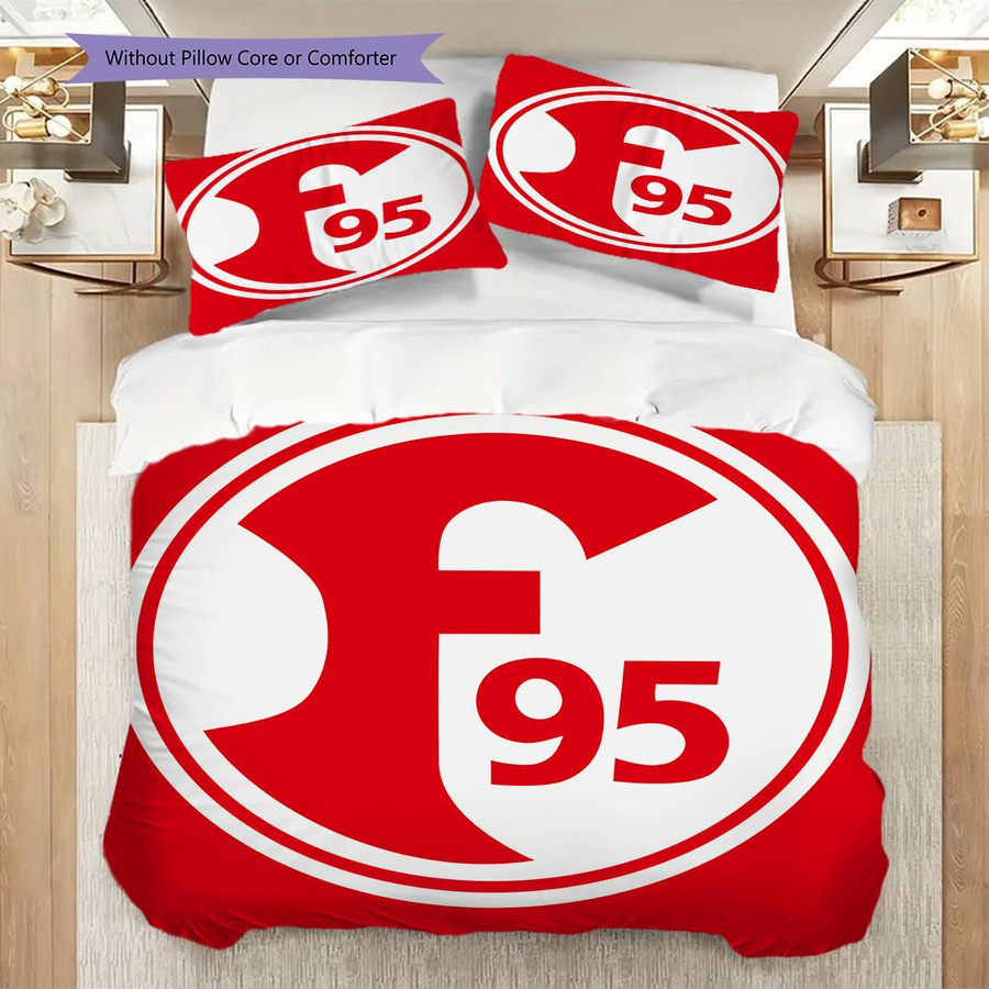 Manus Home Bettwäsche Set Fortuna Düsseldorf mit 1 Bettbezug und 2 Kissenbezügen, B/H: 135 x 200 cm - Bild 3