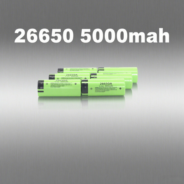 Lerp 26650A Li-Ionen-Akku mit 5000 mAh und 3,7 V in Grün - Bild 1