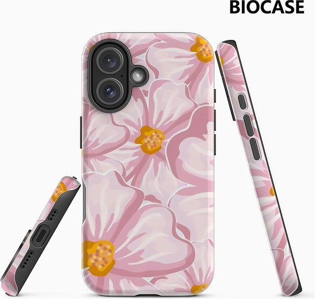 Potdemiel Blush Cosmos Robuste Handyhülle für iPhone 17 16 15 14 13 Pro Max Plus mit Magnetfunktion in Pink - Bild 1