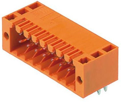 Weidmüller Stiftgehäuse-Platine B2L/S2L 3.50 in Orange, 16 Polzahl, Rastermaß: 3.50 mm, 48 Stück - Bild 1