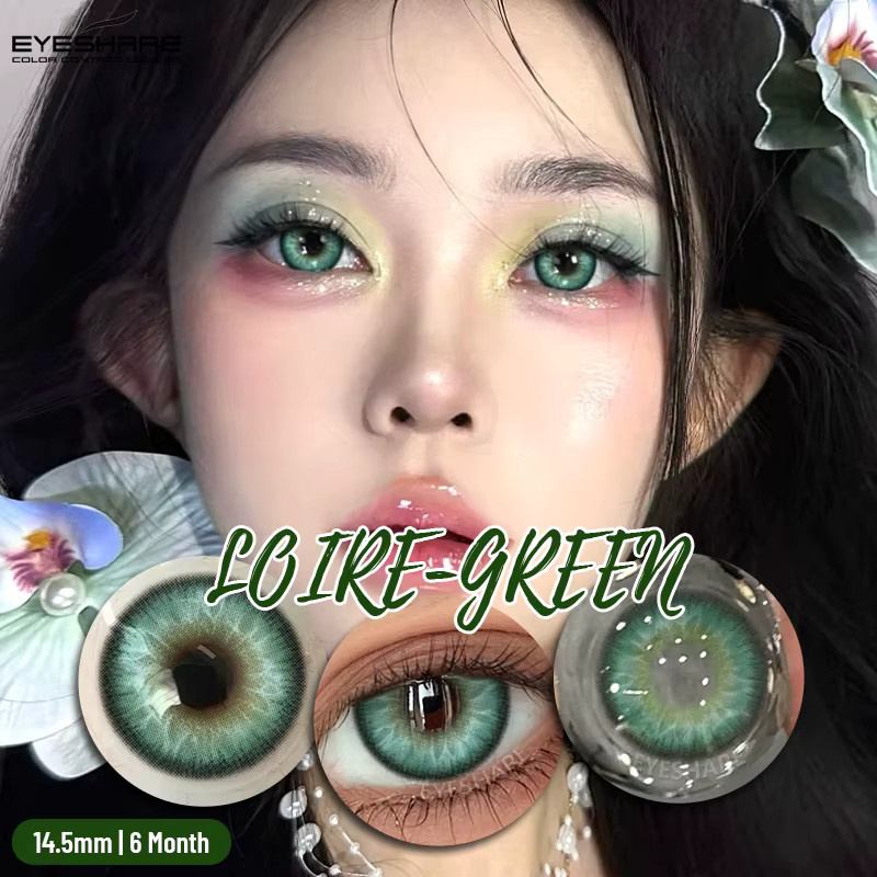 EYESHARE Kontaktlinsen, farbig, für braune/graue Augen, grün - Bild 4