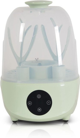 Cangaroo 4 in 1 Flaschenwärmer und Sterilisator Verde, Dampfgarer für 6 Flaschen, grün