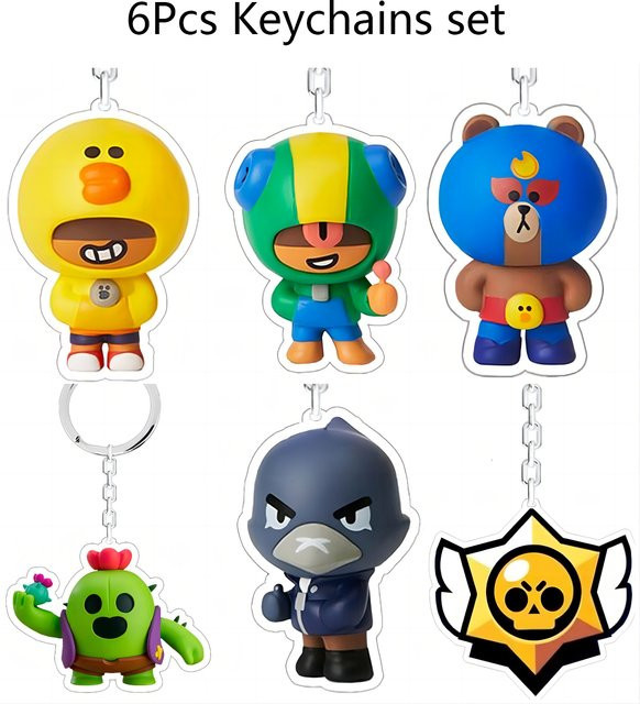 Brawl Stars Leon Spike Schlüsselanhänger, Einzelfigur, Kunststoff - Bild 1