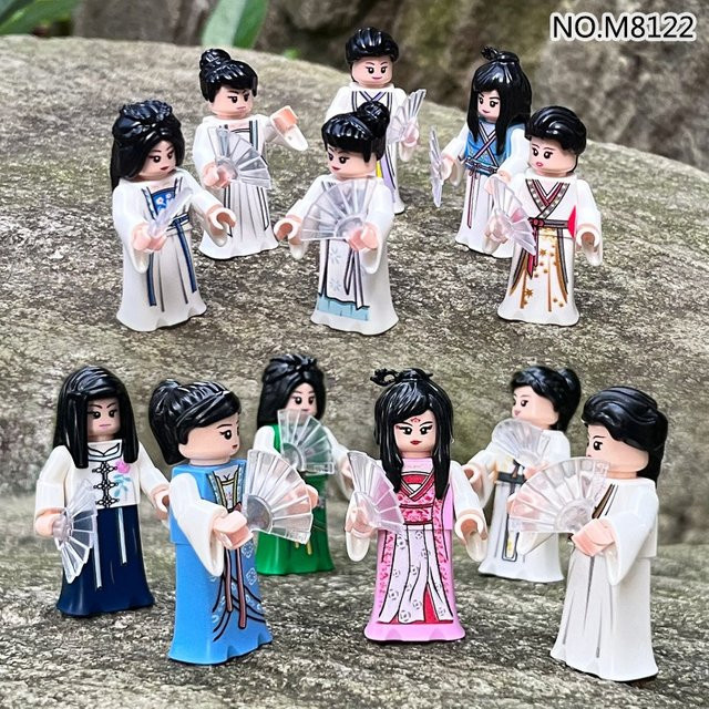 Meigao M8122 Hanfu Antike Figur, Elementpuppe Mädchen, Baustein-Spielzeug - Bild 1