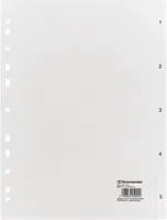 Soennecken Zahlenregister in Weiß aus Kunststoff - Bild 1
