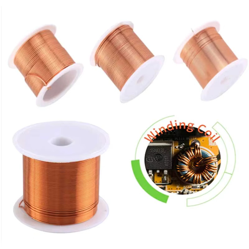 Emaillierter Kupferdraht in Braun als Magnetdraht und Wickeldraht für Kabel, Dicke 0,04 bis 1,3 mm - Bild 2
