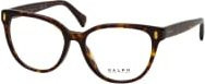 Ralph RA 7153 Korrektionsbrille, Rund, Vollrand, Kunststoff, braun, Damen - Bild 1
