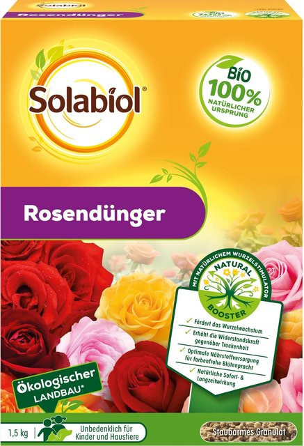 Solabiol Rosendünger Granulat 1,5 kg - Bild 1