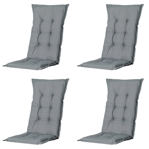 MADISON Auflage Basic 4er-Set grau rechteckig UV-beständig - Bild 3