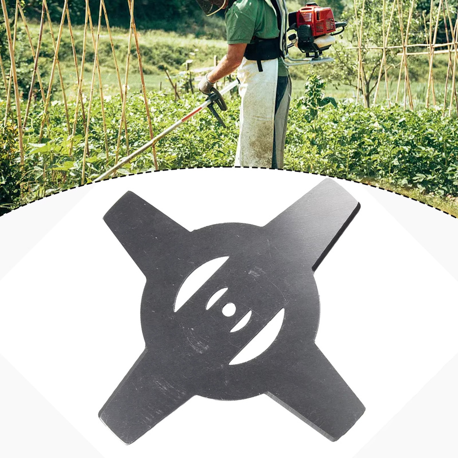 VIBRATITE Gras Trimmer Sägeblatt aus Stahl für 24V elektrische Rasenmäher, Durchmesser: 150 mm - Bild 2