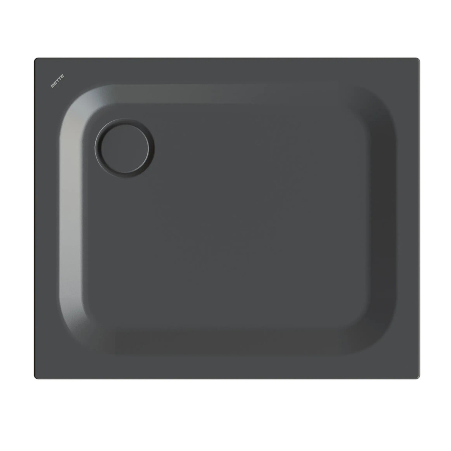 Bette Duschwanne Steel Enamel Square Corner Anthracite/Black B/B: 90 x 90 cm - Bild 2