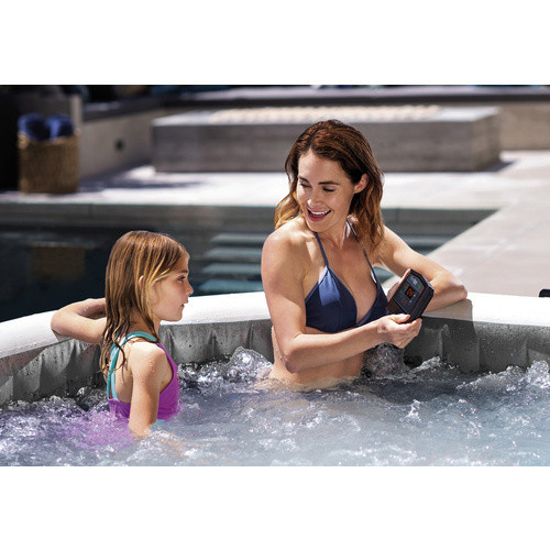 Intex PureSpa Bubble Massage Whirlpool Greywood Deluxe, Durchmesser: 216 cm, Höhe: 71 cm, Grau - Bild 7