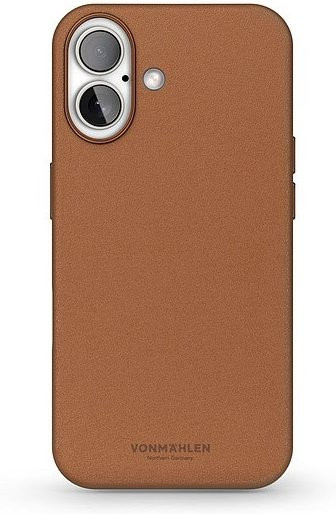 VONMÄHLEN Like Leather Case für iPhone 16 in Braun - Bild 1