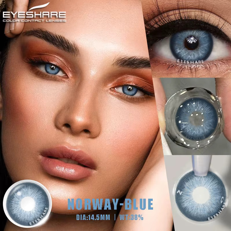 EYESHARE Jahreslinsen farbig, 2 Linsen - Bild 1